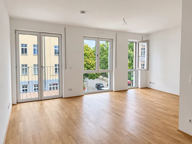 Modernes Apartment mit neuer hochwertiger Einbauküche, Schlafbereich und Balkon in Prenzlauer Berg — photo 1